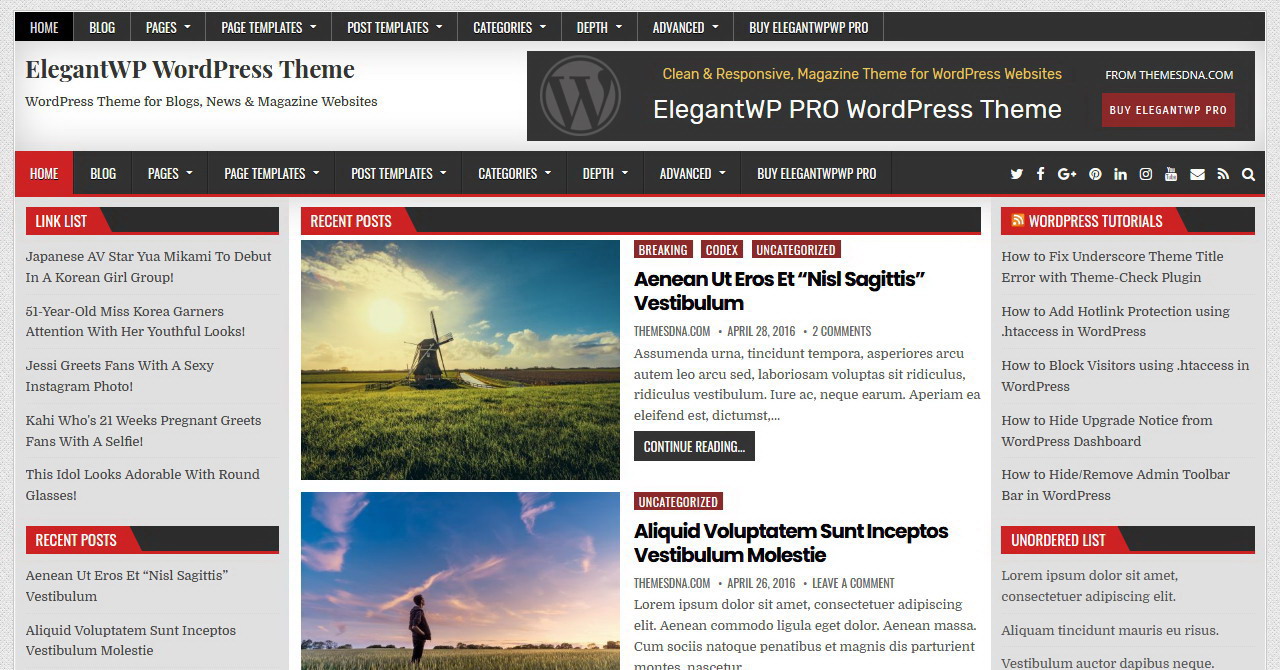 easy responsive columns for wordpress pages