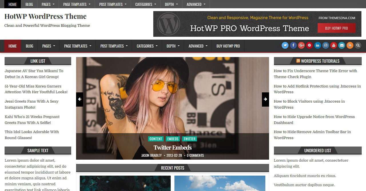 HotWP WordPress Theme - ThemesDNA.com