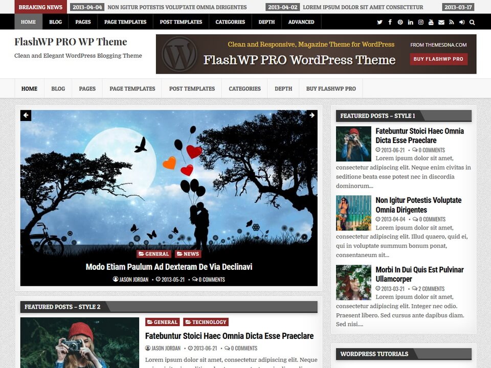FlashWP PRO WordPress Theme