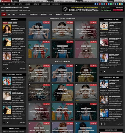 GridFeel PRO WordPress Theme