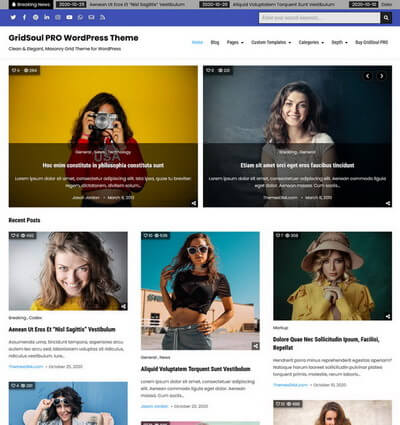 GridSoul PRO WordPress Theme