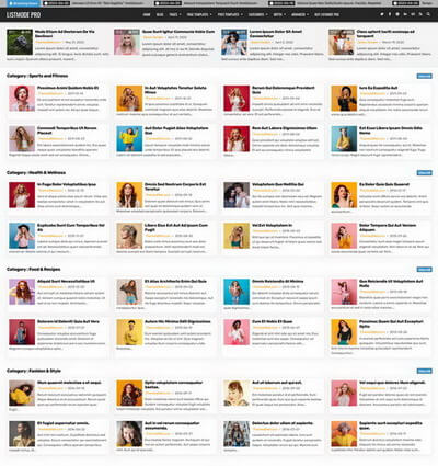 ListMode PRO WordPress Theme