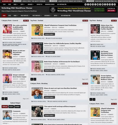 WriteMag PRO WordPress Theme